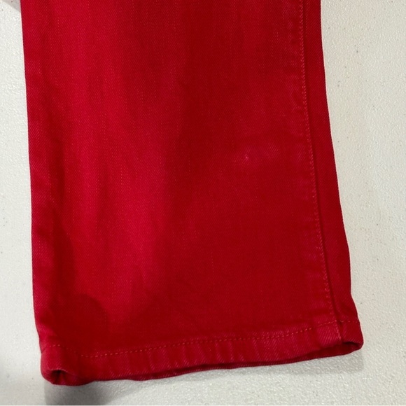 Banana Republic Red Mid Rise Jeans Skinny Jeans Size 32/12 - Picture 10 of 10